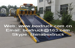 Roll type wrecker truck body